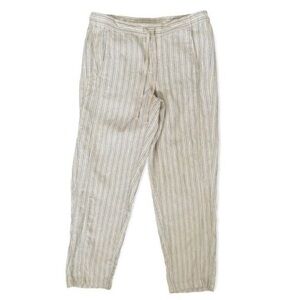 J. Jill Linen Draw String Pull on Pants